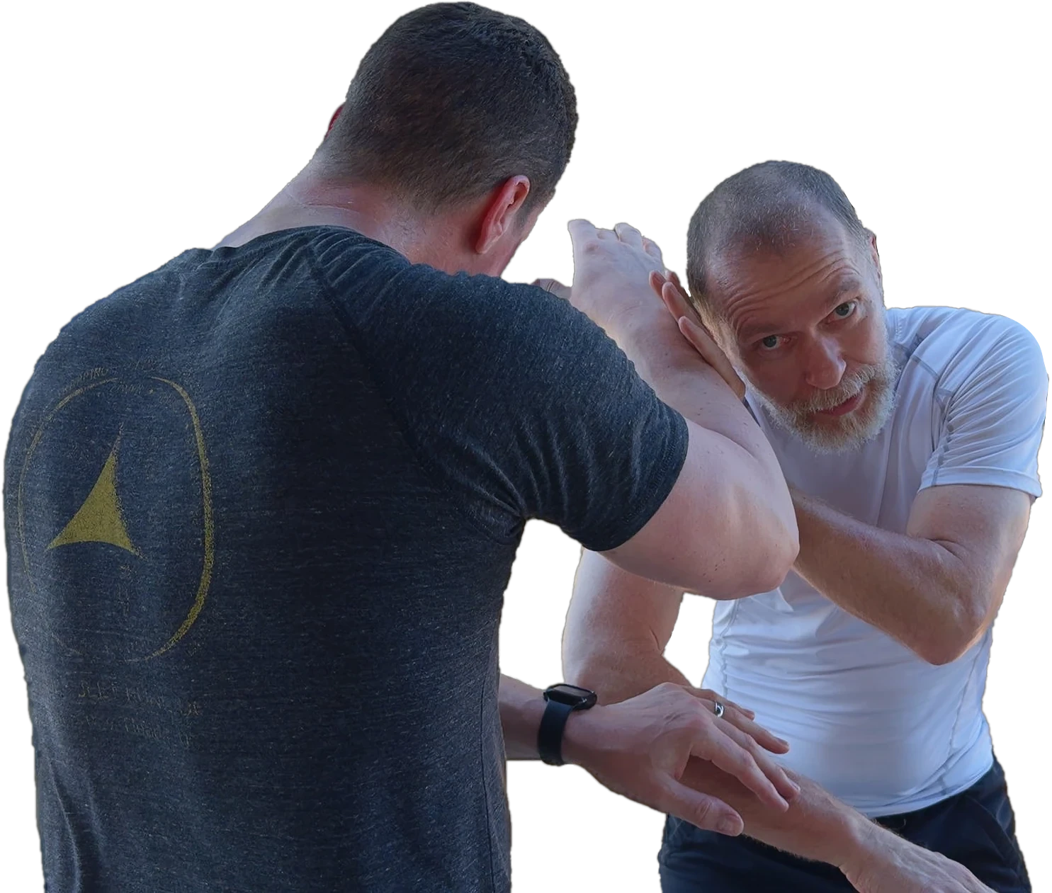 Ming demonstrating deflection technique